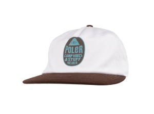 [폴러스터프] 캠핑 캡 모자 FRUIT STICKER HAT WHITE 남여공용