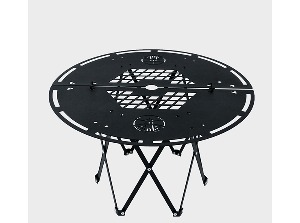 [스코겐] 스코겐 라운드 멀티 테이블 K200 블랙 / 캠핑 화로 난로 테이블